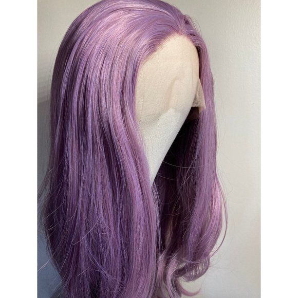 Long Purple Wavy Lace Front Wig - Picture 10 of 15